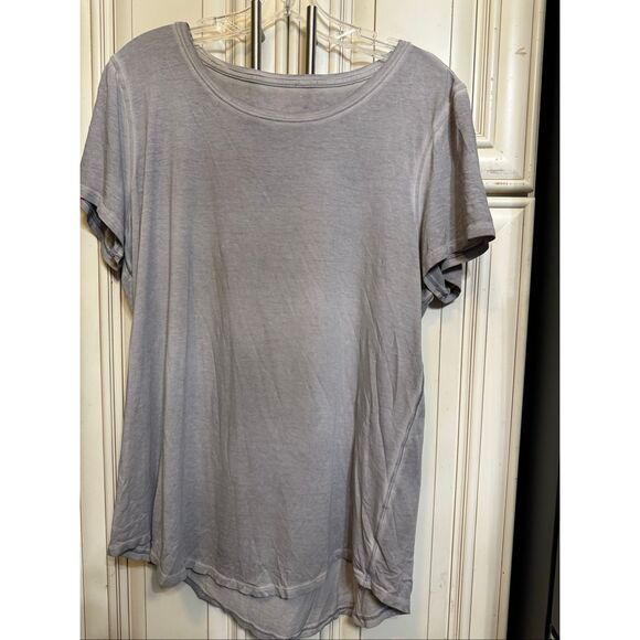 Lululemon Women's Love Crew Neck Short Sleeve Athletic T-Shirt Purple Large - Picture 5 of 9